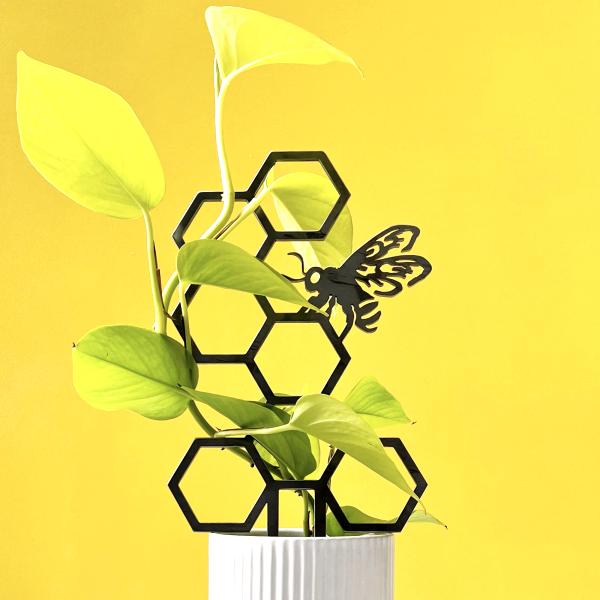 Bee, support for plants - METALBIRD