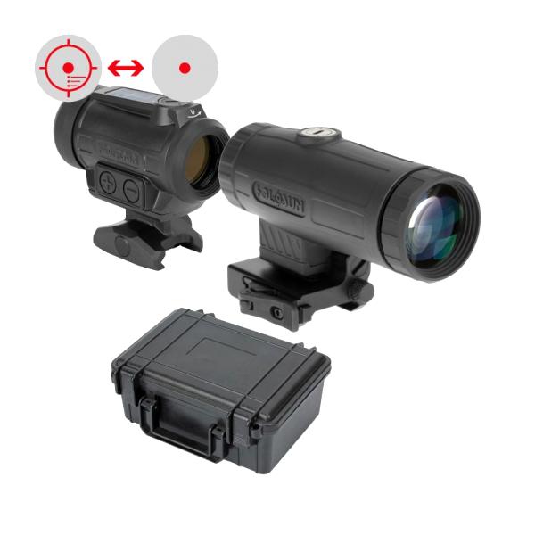 Holosun Pack ARO EVO + Magnifier HM3X - Point Rouge